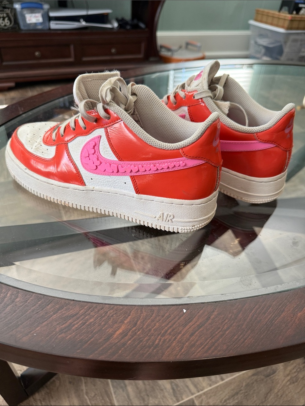 Nike AirForce 1 Kids Valentine’s Day 2023 Low-Top Sneakers